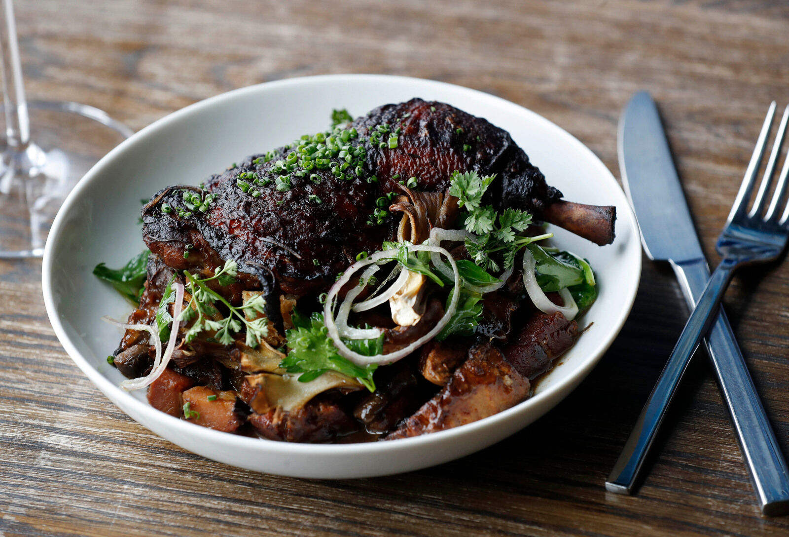 Coq au vin at The Little Club